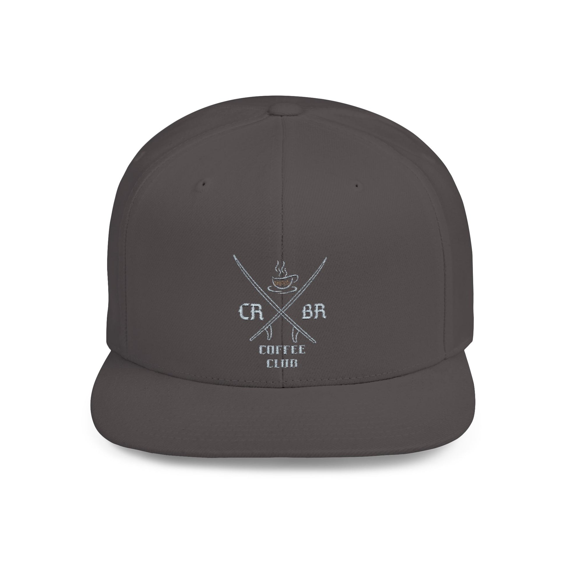 CRBRCC Logo Flat Bill Snapback Hat,