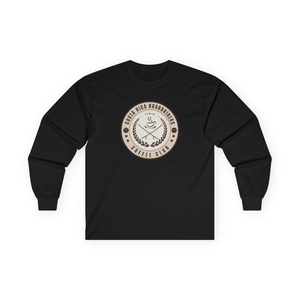 CRBR Coffee Club Long Sleeve Tee, Unisex Cotton Tee,