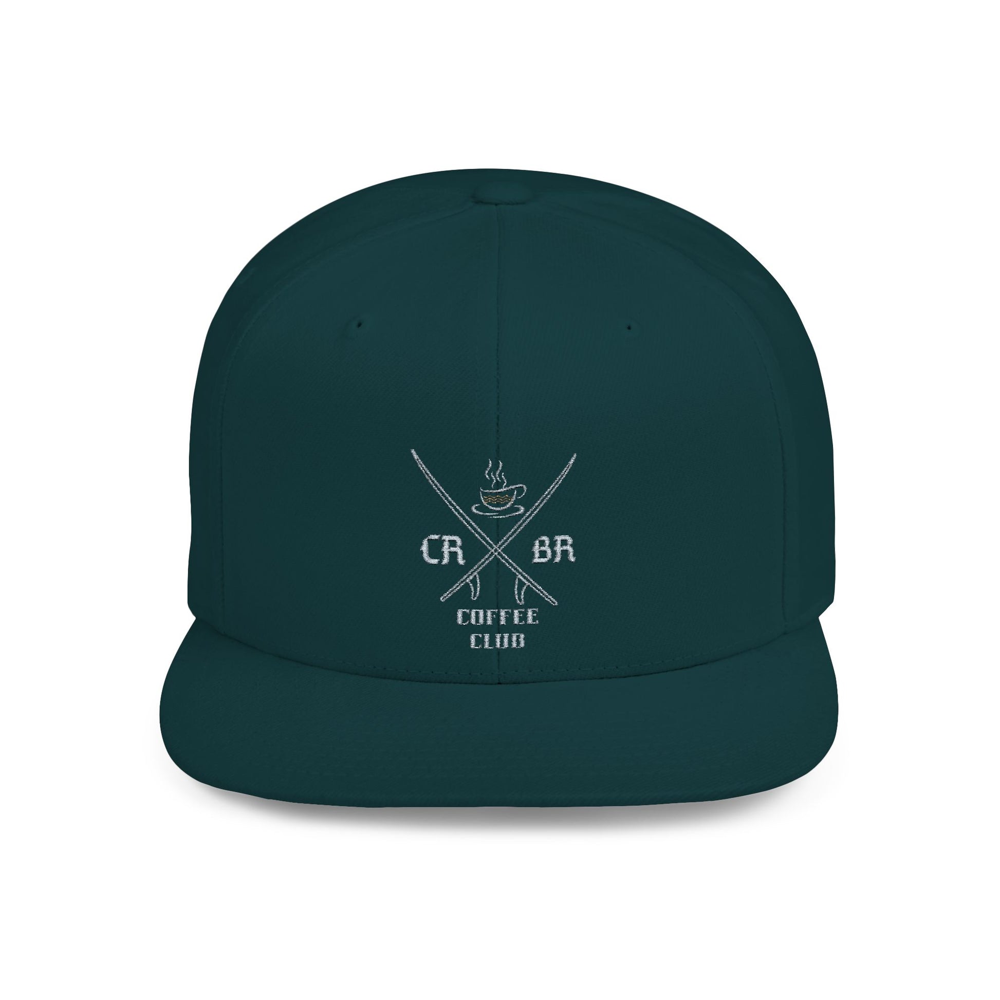 CRBRCC Logo Flat Bill Snapback Hat,