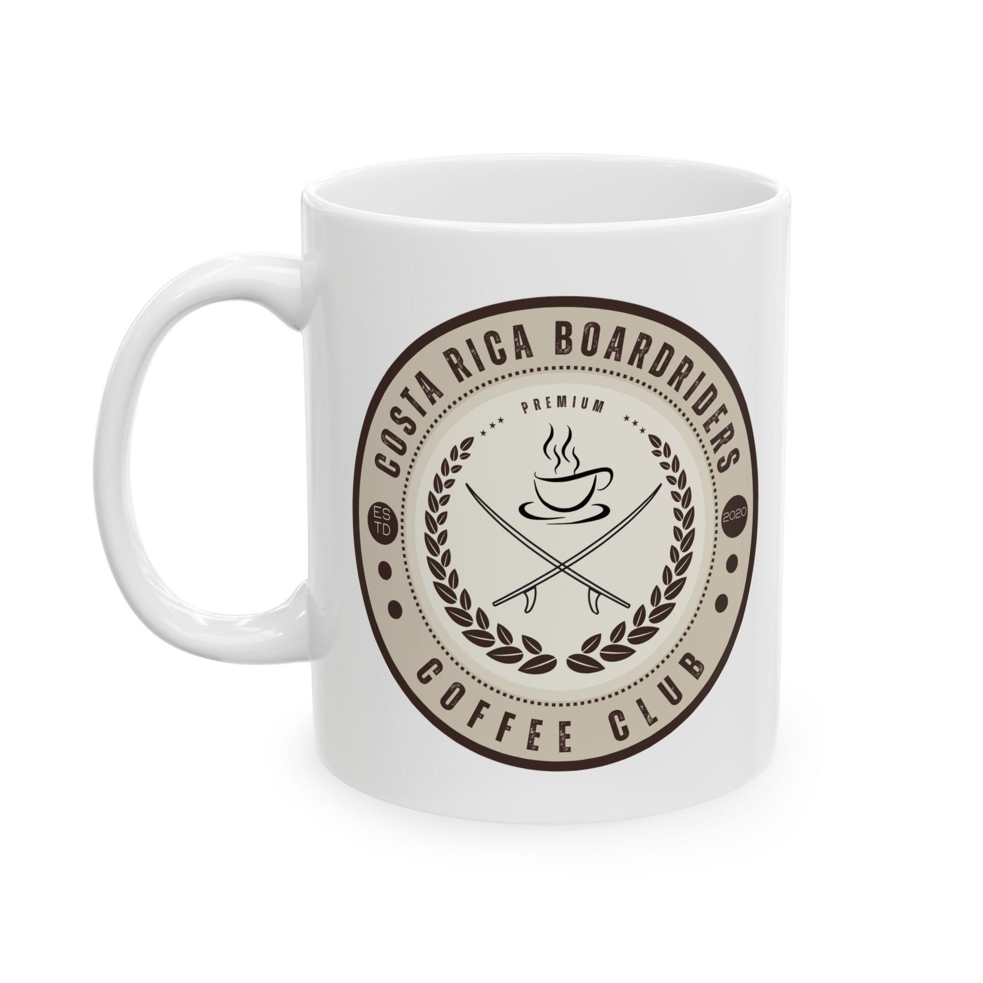 Costa Rica BRCC Ceramic Mug - Perfect for Coffee Lovers,