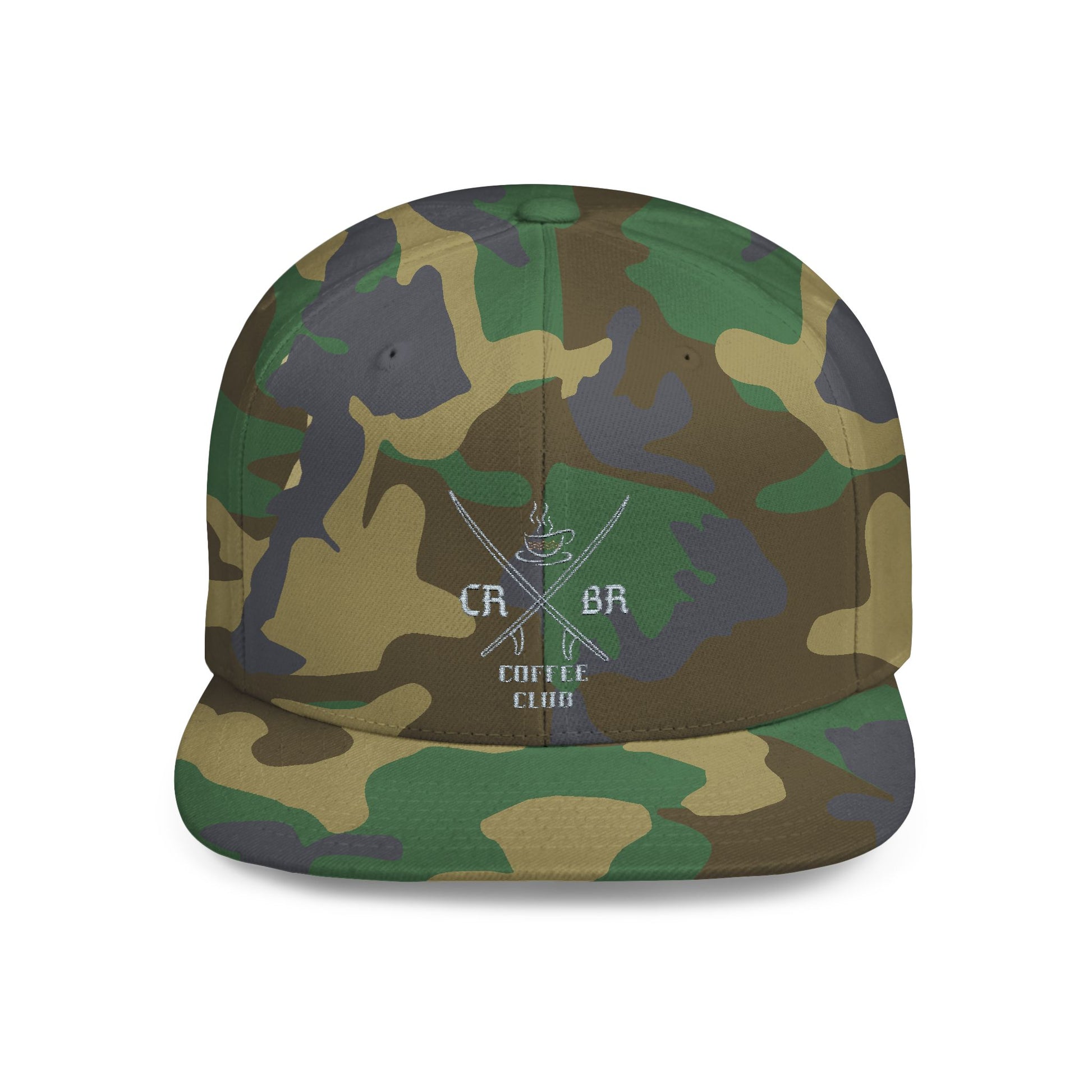 CRBRCC Logo Flat Bill Snapback Hat,
