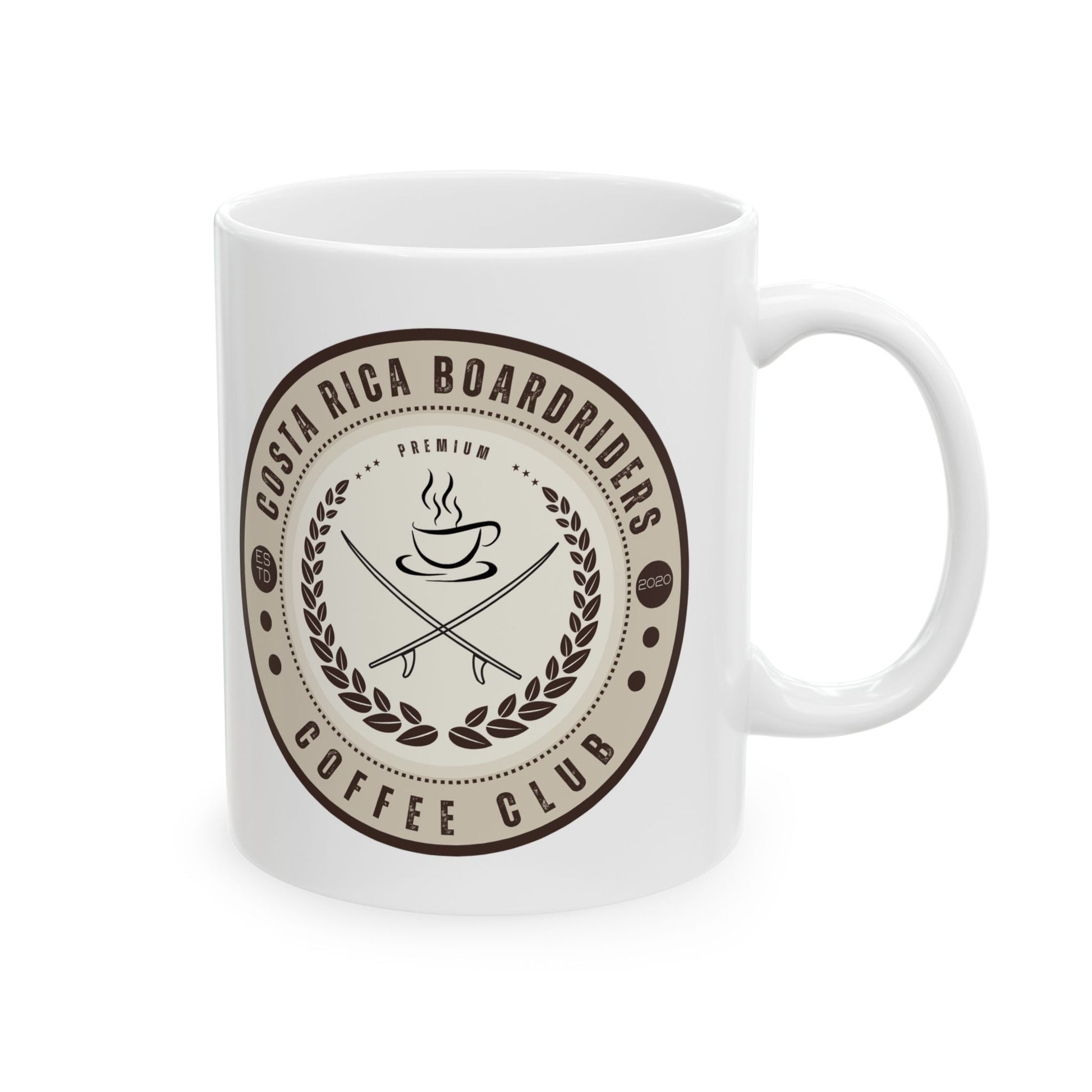Costa Rica BRCC Ceramic Mug - Perfect for Coffee Lovers,